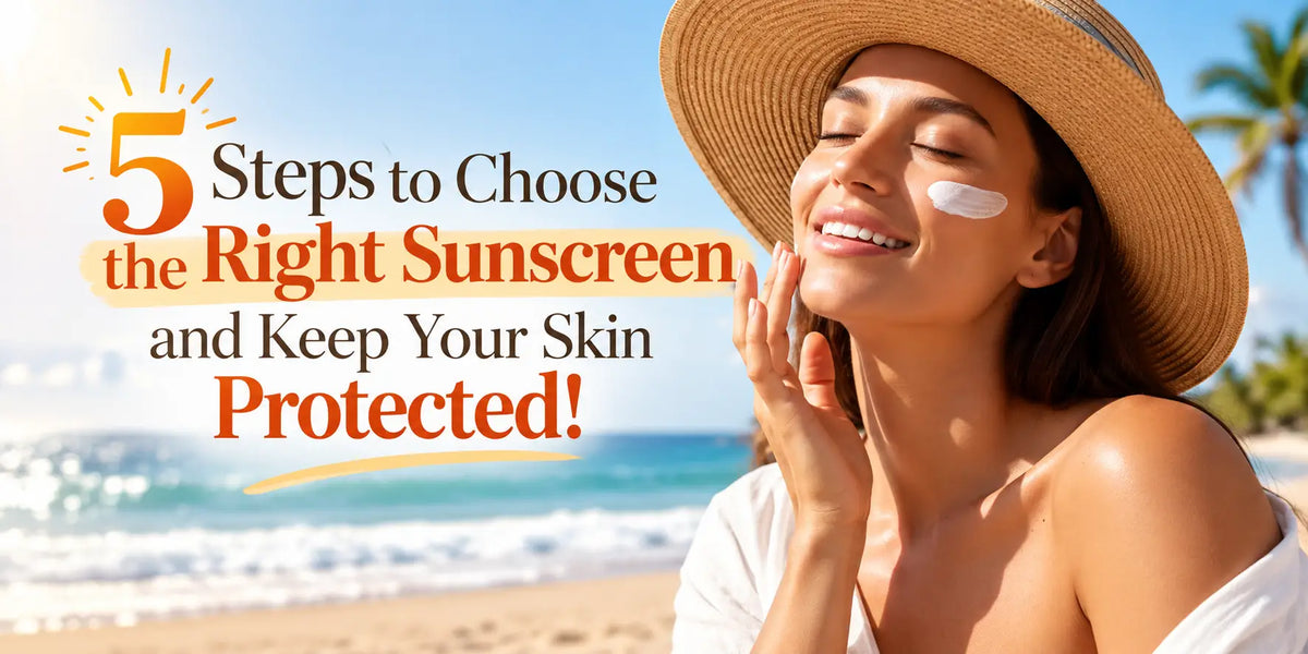 5 Steps to Choose the Right Sunscreen and Keep Your Skin Protected!