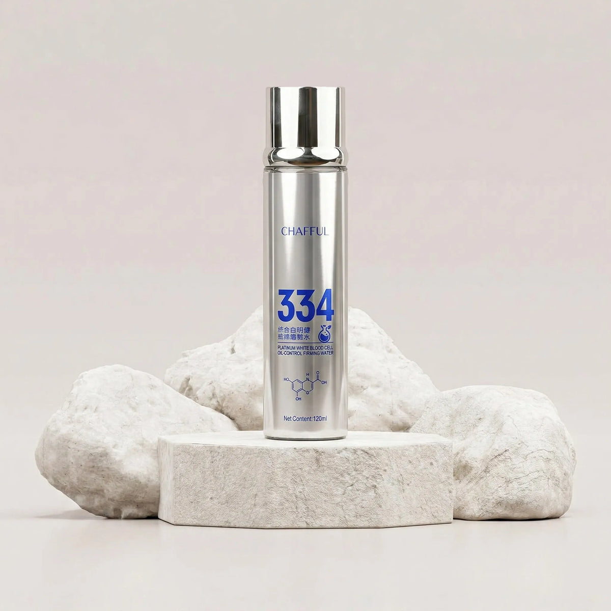 CHAFFUL 334 Platinum White Oil Control Essence