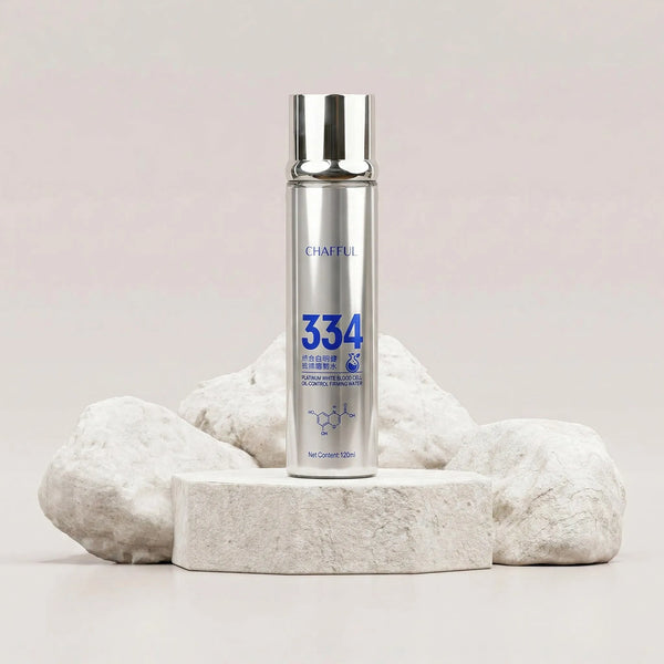 CHAFFUL 334 Platinum White Oil Control Essence