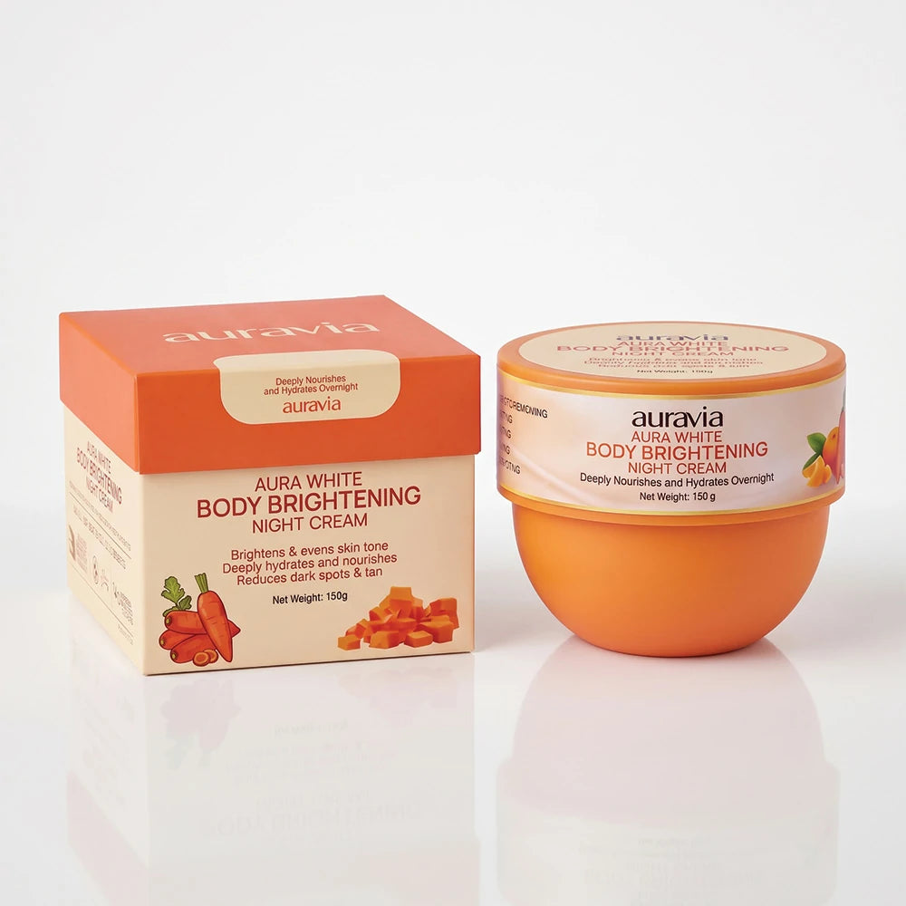 Auravia Aura White Body Brightening Night Cream